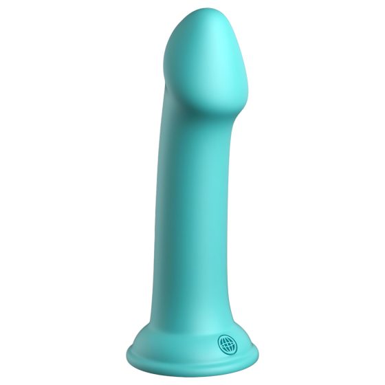 Dillio Veľký Hrdina - prísavný vibrátor (17 cm) - tyrkysový