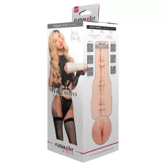   Fleshlight Kenzie Reeves Creampuff - realistická umelá vagína (prírodná farba)