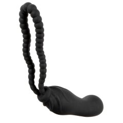   Black Velvet Perfect Fit - páskové dildo bez ramienok (čierne)
