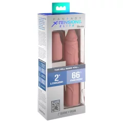   Pipedream - X-TENSION Elite 2 - penisový návlek upraviteľný na mieru (telovej farby)