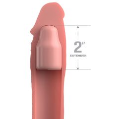   X-TENSION Elite 2 - Strihateľný návlek na penis (prírodný)