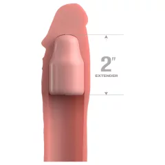   Pipedream - X-TENSION Elite 2 - penisový návlek upraviteľný na mieru (telovej farby)