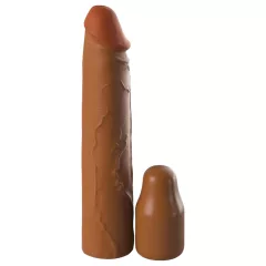  Pipedream - X-TENSION Elite 2 - nastaviteľný (strihateľný) návlek na penis (hnedý)
