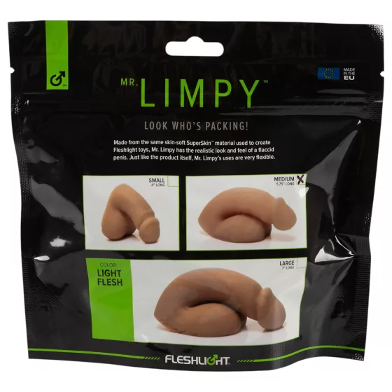 Mr. Limpy - realistický dildo stredný - telová farba