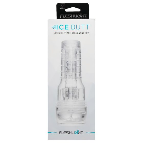 Fleshlight Ice - análna masturbátor - priehľadný