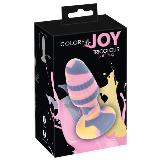 You2Toys - silikónový análny kolík (farebný)