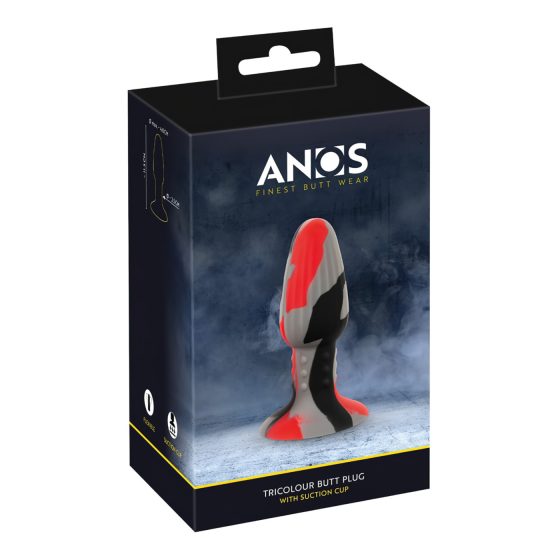ANOS - silikónový análny kolík (farebný)