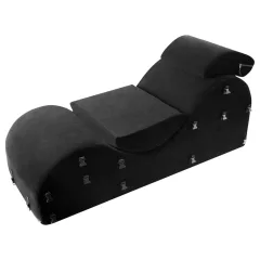   / Liberator Black Label Esse - variabilné trojdielne tantra kreslo (čierne)