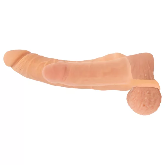 Nature Skin - masturbátor a návlek na penis - realistický - 23 cm - telová farba