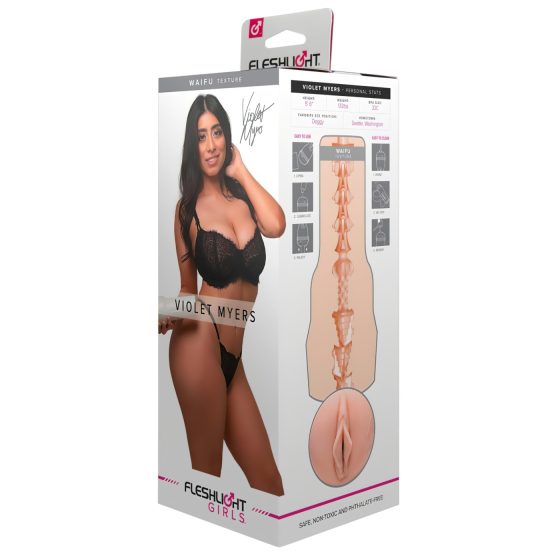 Fleshlight Violet Myers Waifu - realistická vagína - natúr farba