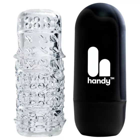 The Handy - masturbátor - realistický pocit TrueGrip Gen 2 - priehľadný