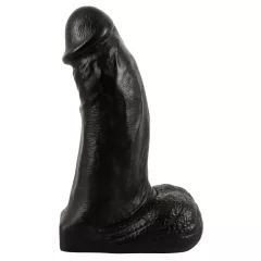   Realistixxx Real Giant - realistický dildo s semenníkmi - 22 cm - čierny