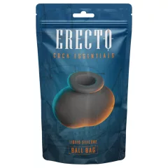 Erecto - vak na semenníky a sťahovač - čierny