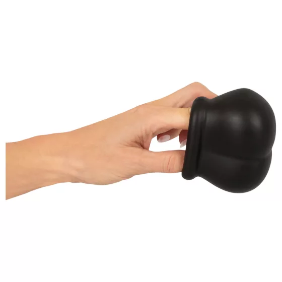 Erecto - vak na semenníky a sťahovač - čierny