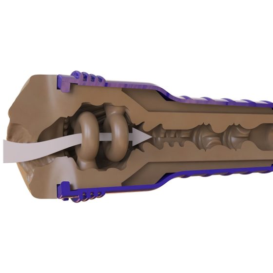 Fleshlight Boost Bang - realistická vagína masturbátor - hnedá