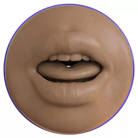 Fleshlight Boost Blow - realistický ústny masturbátor - hnedá