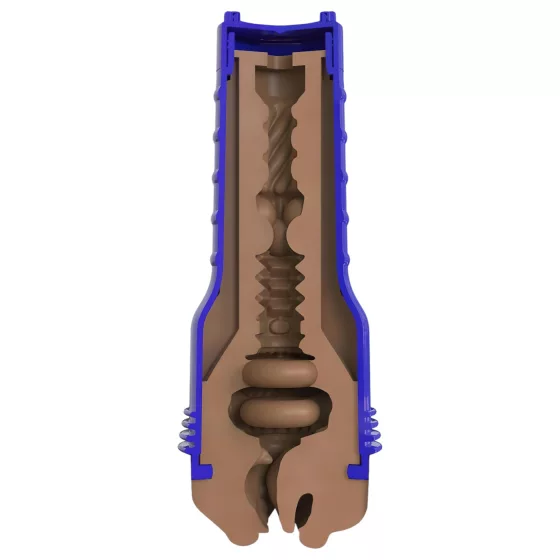 Fleshlight Boost Blow - realistický ústny masturbátor - hnedá