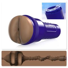   Fleshlight Boost Blast - realistický anál masturbátor - hnedý