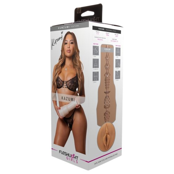 Fleshlight Kazumi - realistická vagína (prirodzená)