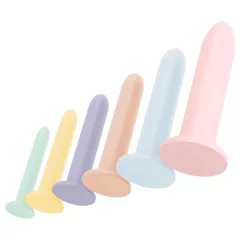   You2Toys - Six in a Row - sada trénerov dildá - 6 ks (farebná)
