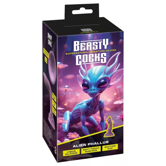 Beasty Cocks - dildó mimozemšťan - fialový
