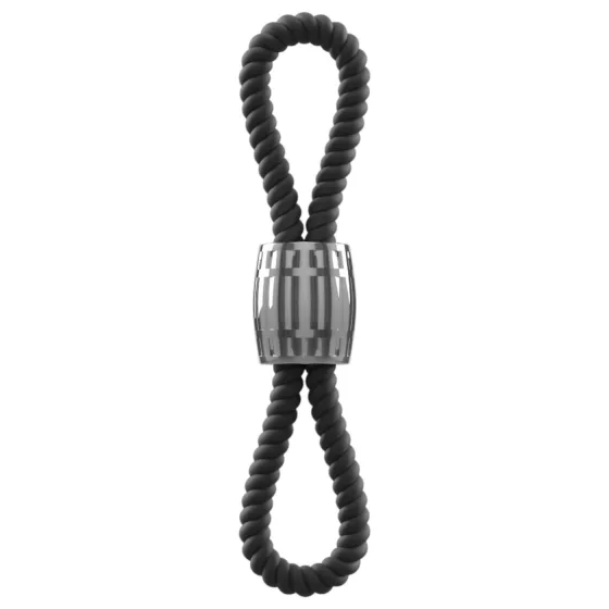 Rebel Cock Strap - nastaviteľná dvojitá silikónová slučka na penis (87 g)
