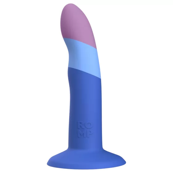 ROMP - silikónové dildo - flexibilné - modro-fialové