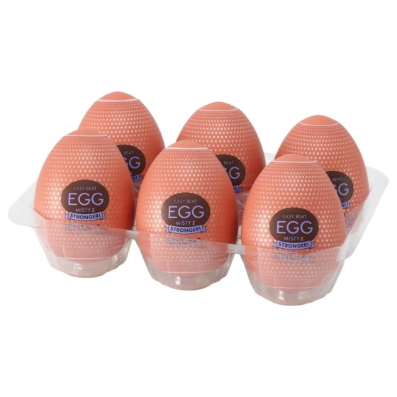 TENGA Egg Misty II Stronger - vajíčko masturbátor - silnejší - 6 ks