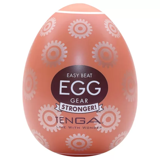 TENGA Egg Gear Stronger - masturbátor vajíčko - extra pevný - 1 ks