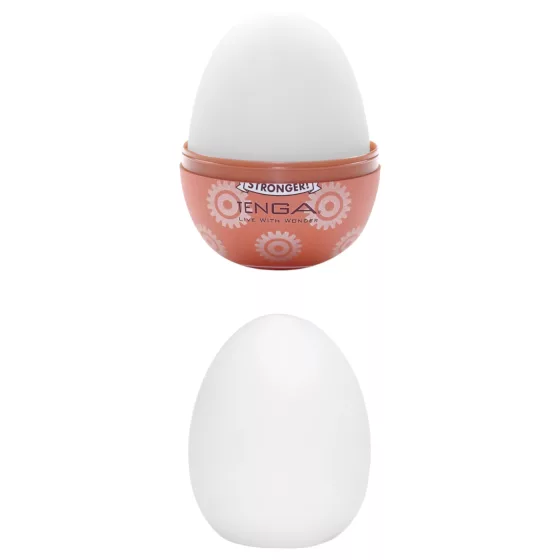 TENGA Egg Gear Stronger - masturbátor vajíčko - extra pevný - 1 ks