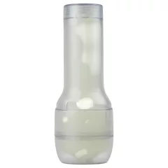   Kiiroo Feel Glow - svietiaci vaginálny masturbátor PowerBlow (biely)