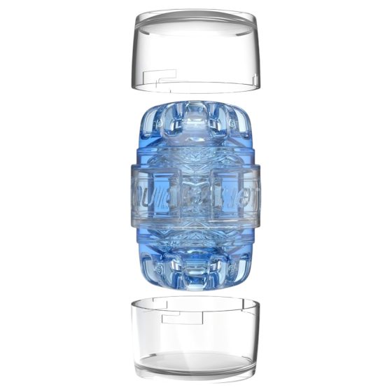 Fleshlight Quickshot Turbo - prenosný masturbátor (modrá)