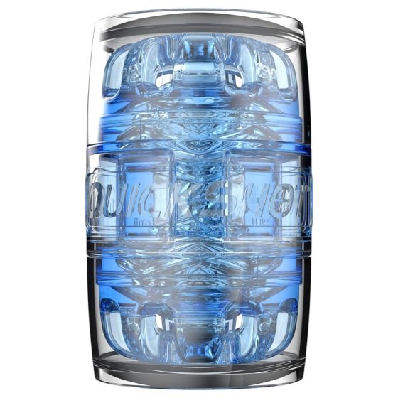 Fleshlight Quickshot Turbo - prenosný masturbátor (modrá)