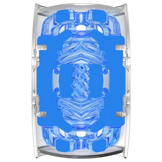 Fleshlight Quickshot Turbo - prenosný masturbátor (modrá)