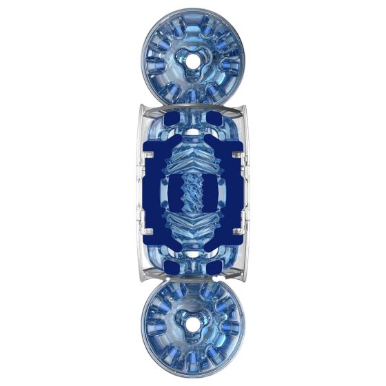 Fleshlight Quickshot Turbo - prenosný masturbátor (modrá)