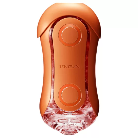 TENGA Flip Orb Pastaio - masturbátor pre mužov - štruktúrovaný - oranžová