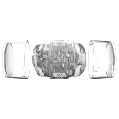   Fleshlight Quickshot Autumn Falls - cestovný masturbátor - priehľadný