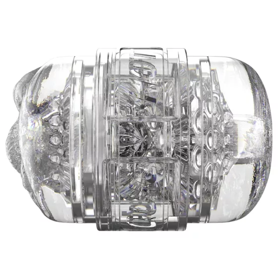 Fleshlight Quickshot Stoya - cestovný masturbátor - priehľadný
