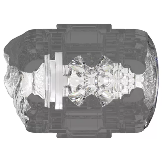 Fleshlight Quickshot Stoya - cestovný masturbátor - priehľadný