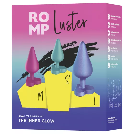 ROMP - análna tréningová sada - 3 diely