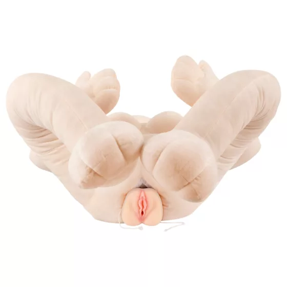 You2Toys - objímateľná plyšová sexbábika (prírodná)