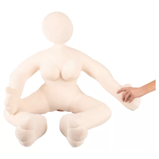 You2Toys - objímateľná plyšová sexbábika (prírodná)