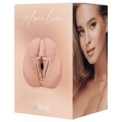 Alive Amelia S - umelá vagína masturbátor (prírodná)