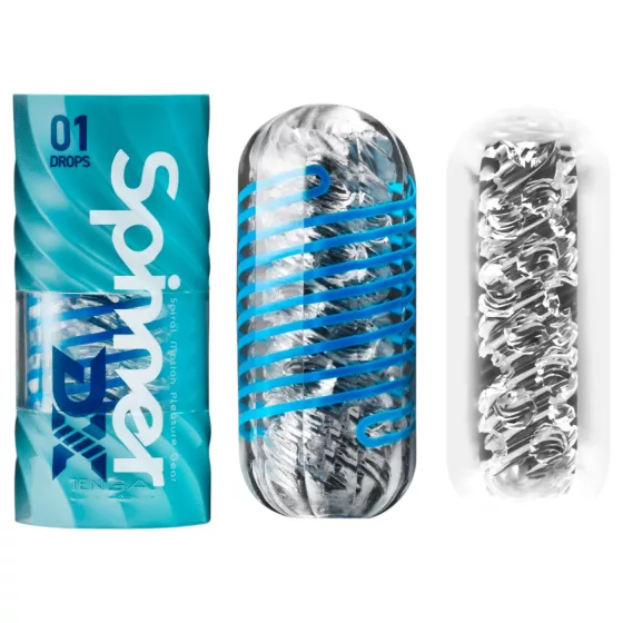 TENGA Spinner DX - masturbátor (priehľadný)