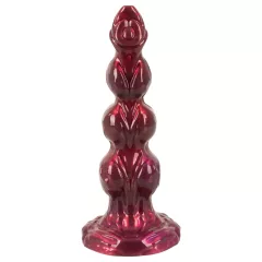   Beasty Cocks - Werewolf Willie dildo s prísavkou - bordový (21 cm)