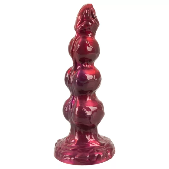 Beasty Cocks - Werewolf Willie dildo s prísavkou - bordový (21 cm)