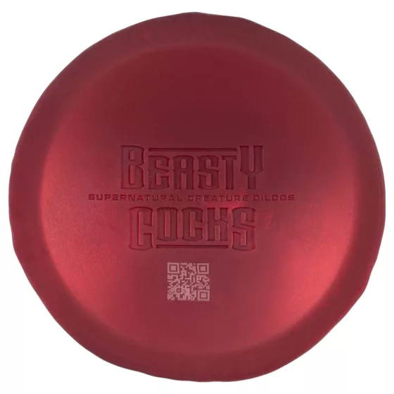Beasty Cocks - Werewolf Willie dildo s prísavkou - bordový (21 cm)