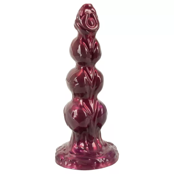 Beasty Cocks - Werewolf Willie dildo s prísavkou - bordový (21 cm)