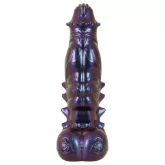   Beasty Cocks Tech-Zilla Bang - prísavkový monštruózny dildo (fialový)