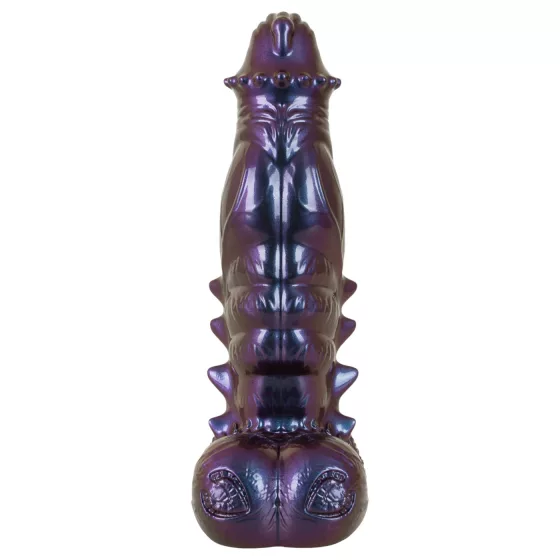 Beasty Cocks Tech-Zilla Bang - prísavkový monštruózny dildo (fialový)